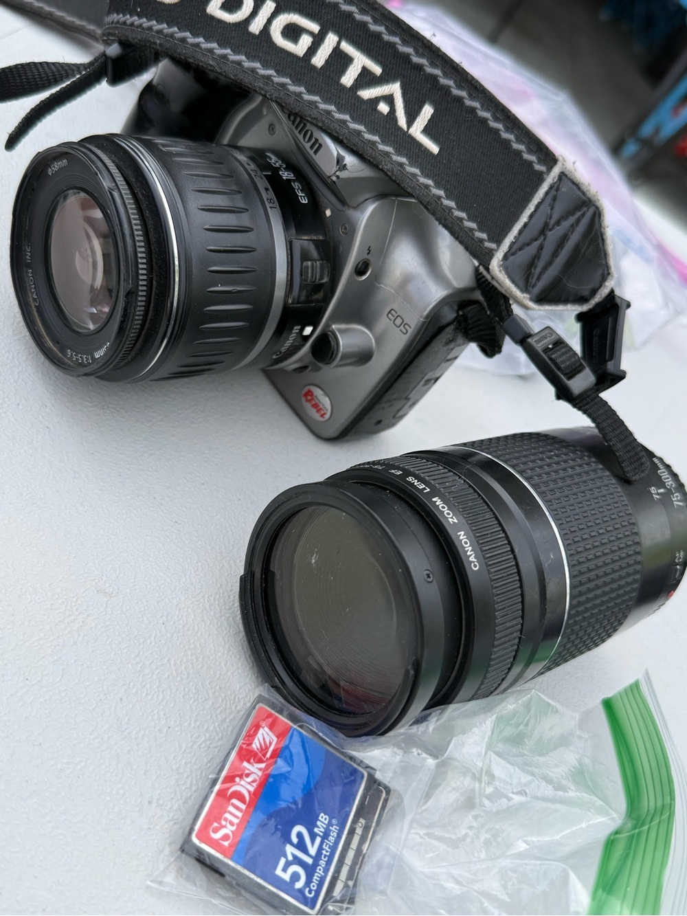 📸 Canon EOS Digital Rebel DSLR Camera Bundle – 2 Lenses + Accessories